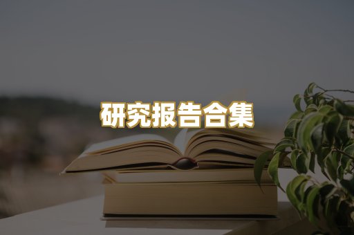 研究报告合集